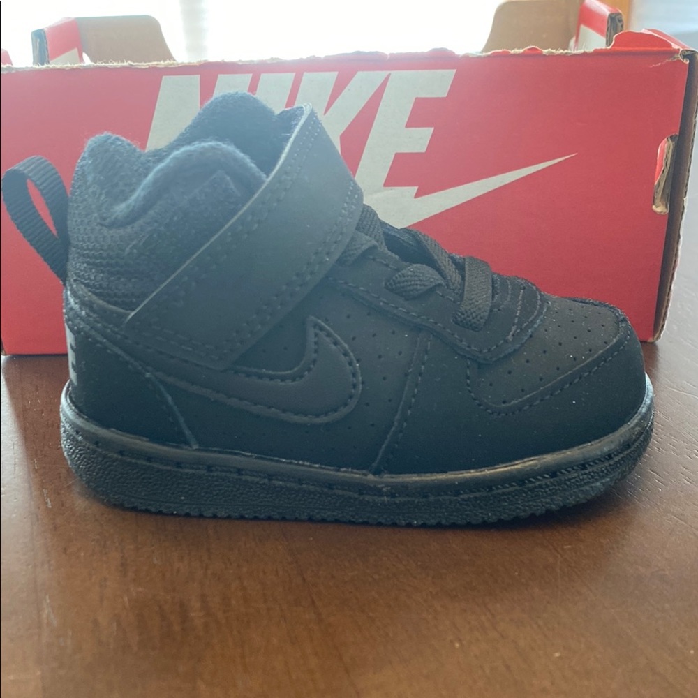 Nike Black Baby Walker High-Top Sneakers